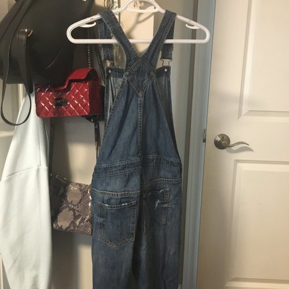 Kid Gap Distressed Overalls - Picture 3 of 4
